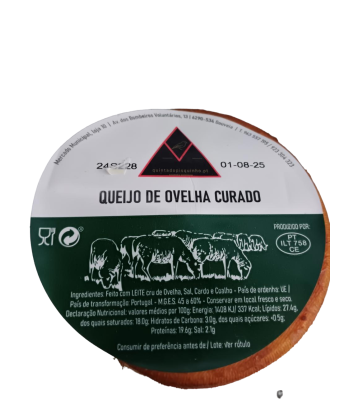 QUEIJO DE OVELHA CURADO COM PIMENTÃO +-500KG